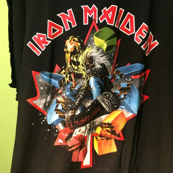 🎸 [BRAND NEW] 2010 IRON MAIDEN THE FINAL FRONTIER TOUR SHORT SLEEVE T-SHIRT 🎸 - Picture 4 of 9